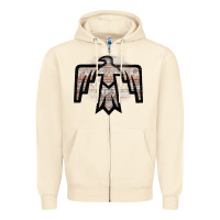 Sandshell Western Light Aztec Thunderbird Zipper Hoodie - Bettercallsaul