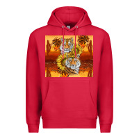 Cardinal tigers with scratches Premium Hoodie - TumblerDesignByShophia