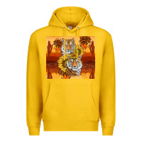 Lemon tigers with scratches Premium Hoodie - TumblerDesignByShophia