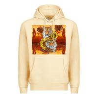 Pina Colada tigers with scratches Premium Hoodie - TumblerDesignByShophia