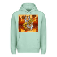 Seafoam tigers with scratches Premium Hoodie - TumblerDesignByShophia