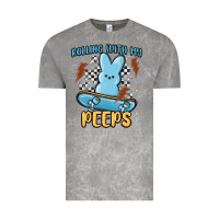 Cloud Rock skateboard bunny Vintage Tee - MaliasSmallBusiness