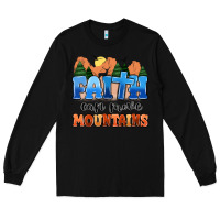 Black faith can move mountains Long Sleeve Tee - MaliasSmallBusiness