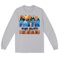 Moon Dust faith can move mountains Long Sleeve Tee - MaliasSmallBusiness