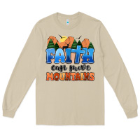 Mushroom faith can move mountains Long Sleeve Tee - MaliasSmallBusiness