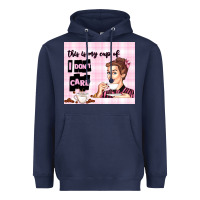 Navy retro housewife Heavyweight Hoodie - TumblerDesignByShophia