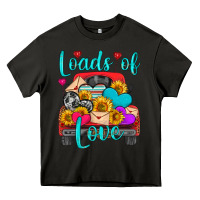 Asphalt loads of love with truck Heavy Core Tee - HRA Design Shop