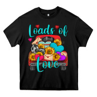 Black loads of love with truck Heavy Core Tee - HRA Design Shop