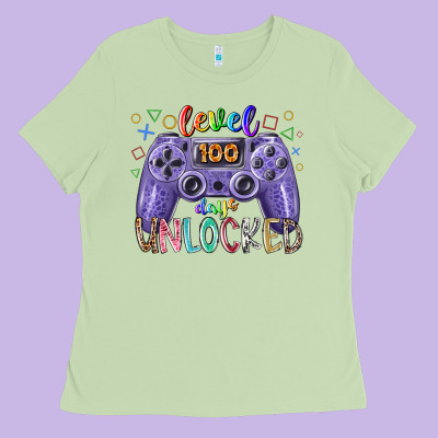 Level Days Unclocked Ladies Tee Designed By Racoondesign