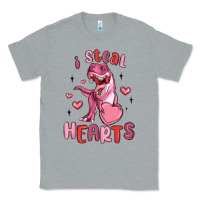 Heather Grey i steal hearts Classic Tee - MaliasSmallBusiness