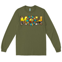Army Green mom Long Sleeve Tee - JahusDesignShop