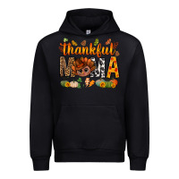 Black thankful mama and turkey bbs Urban Hoodie - BundleAndBundleShop