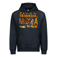 Navy thankful mama and turkey bbs Urban Hoodie - BundleAndBundleShop