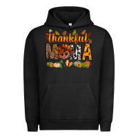 Pigment Black thankful mama and turkey bbs Urban Hoodie - BundleAndBundleShop