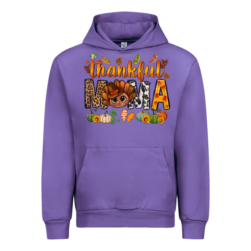 Thankful Mama And Turkey Bbs Urban Hoodie by BundleAndBundleShop | Teevron