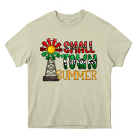 Mossy small town summer Heavy Core Tee - CowhideDigitalArt