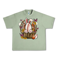 Oil Green easter basket sports Urban Heavy Tee - MaliasSmallBusiness