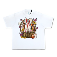 White easter basket sports Urban Heavy Tee - MaliasSmallBusiness