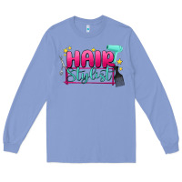 Colony Blue hair stylist Long Sleeve Tee - MaliasSmallBusiness