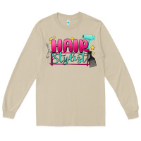 Mushroom hair stylist Long Sleeve Tee - MaliasSmallBusiness