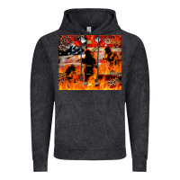 Vintage Black Western Firefighters With Thin Red Line Vintage Hoodie - LillyAllenDesigns