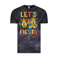 Cloud Black let's fiesta Vintage Tee - JahusDesignShop