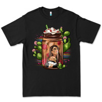 Black mexican coffee cup cactus Premium Tee - JahusDesignShop