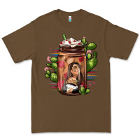 Cacao mexican coffee cup cactus Premium Tee - JahusDesignShop
