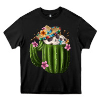 Black day of the dead mexican cactus Heavy Core Tee - FaDigitalArtStudio