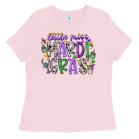 Bubblegum Pink little miss mardi gras Ladies Tee - RacoonDesign