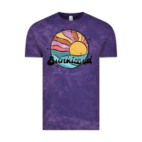Cloud Purple sunkissed Vintage Tee - MaliasSmallBusiness