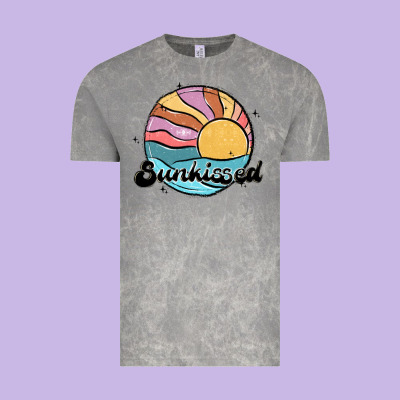 Sunkissed Vintage Tee Designed By Maliassmallbusiness