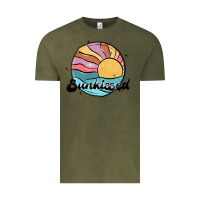 Vintage Olive sunkissed Vintage Tee - MaliasSmallBusiness