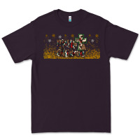 Plum merry christmas cross Premium Tee - JahusDesignShop