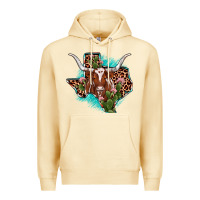 Pina Colada texas longhorn texas map Premium Hoodie - JahusDesignShop