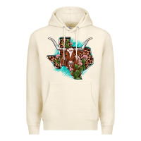 Tofu texas longhorn texas map Premium Hoodie - JahusDesignShop