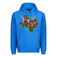 True Royal texas longhorn texas map Premium Hoodie - JahusDesignShop