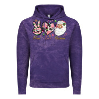 Cloud Purple pink peace love christmas Vintage Hoodie - NancyCooperArtShop