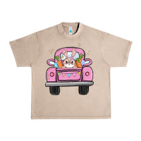 French Oak easter bunny and truck Urban Heavy Tee - MaliasSmallBusiness