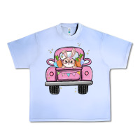 Grape Ice easter bunny and truck Urban Heavy Tee - MaliasSmallBusiness