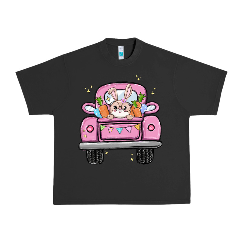 Easter Bunny And Truck Urban Heavy Tee by MaliasSmallBusiness | Teevron