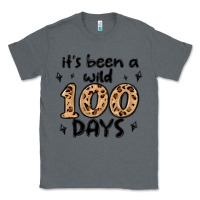 Charcoal Heather its been a wild 100 days Classic Tee - MaliasSmallBusiness