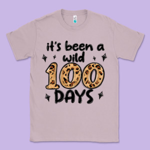 Its Been A Wild 100 Days Classic Tee Designed By Maliassmallbusiness
