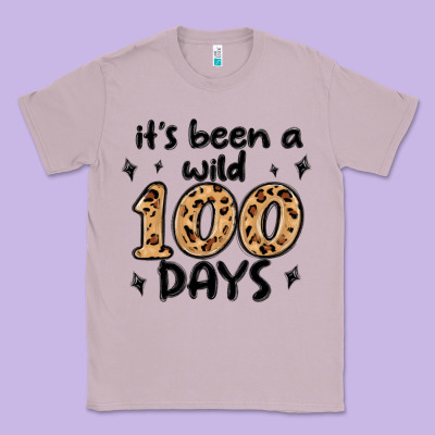 Its Been A Wild 100 Days Classic Tee Designed By Maliassmallbusiness