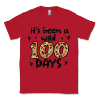 Red its been a wild 100 days Classic Tee - MaliasSmallBusiness
