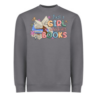 Storm just a girl who loves books Heavyweight Sweatshirt - MaliasSmallBusiness