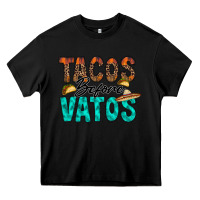 Black tacos before vatos Heavy Core Tee - RacoonDesign