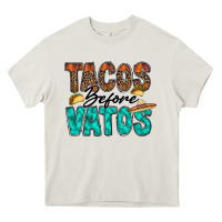 Cream tacos before vatos Heavy Core Tee - RacoonDesign
