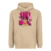 Mushroom Army boots Valentine's Day Heavyweight Hoodie - HowdyJamesFarm