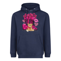 Navy Army boots Valentine's Day Heavyweight Hoodie - HowdyJamesFarm